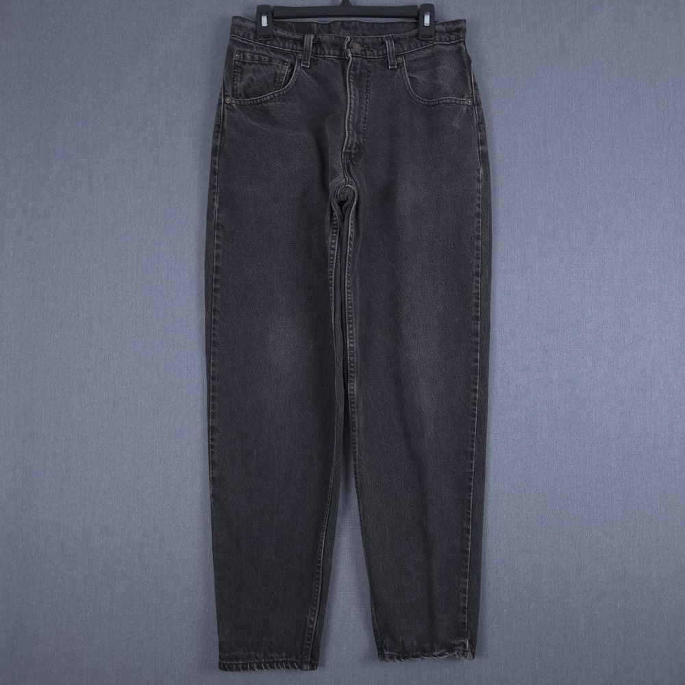 Levi's Black Washed High-Rise Jeans
